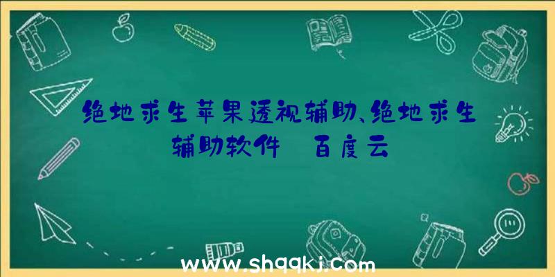 绝地求生苹果透视辅助、绝地求生辅助软件